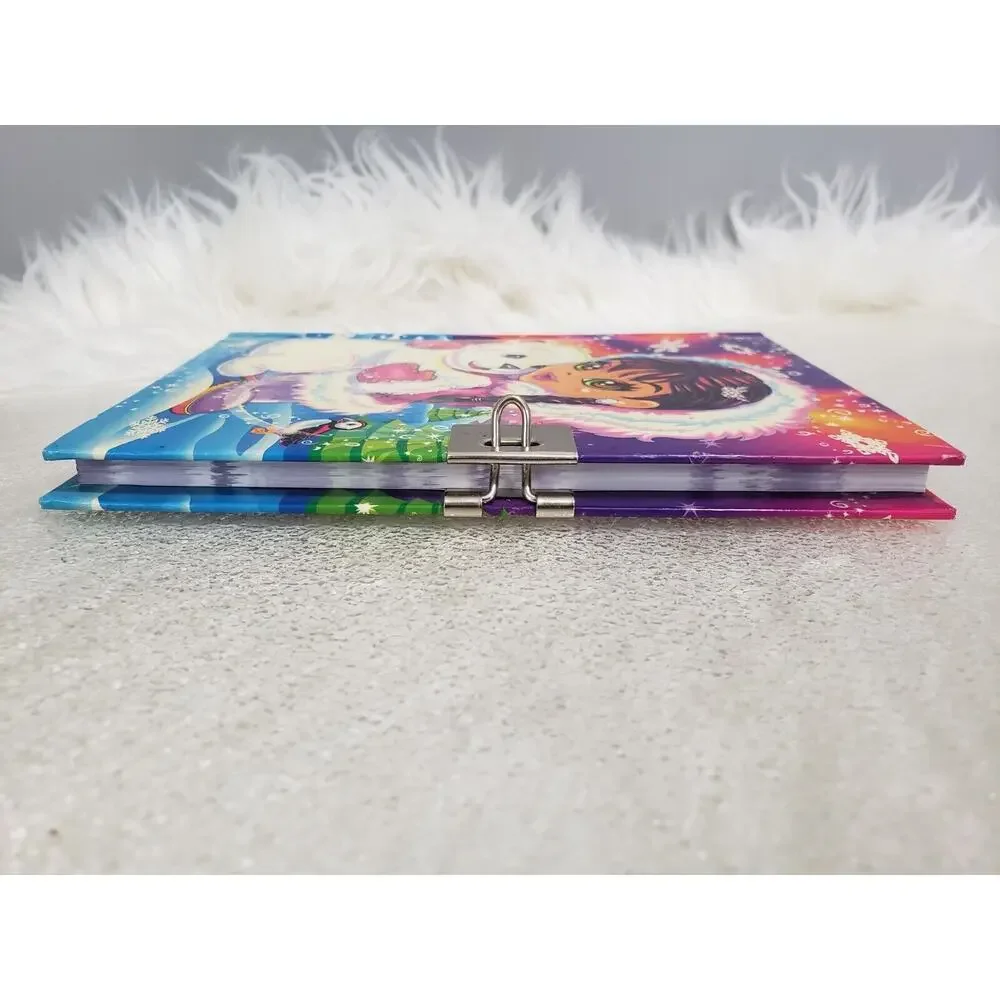 Vintage Lisa Frank Anana Eskimo Polar Bear White Tuscan Bird DIARY NOTE BOOK‎